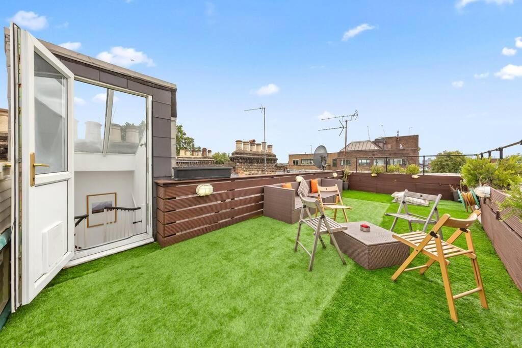 Spacious Sleep 11 With Terrace In Earls Court Ec99 Лондон Экстерьер фото